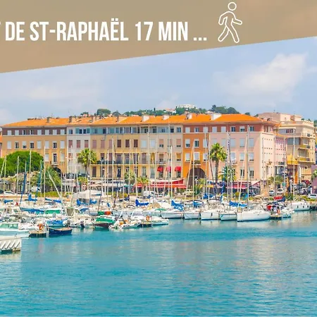 别墅 4 Etoiles, 300m2, 700 M Plage, 5 Min Du Centre Saint-Raphaël