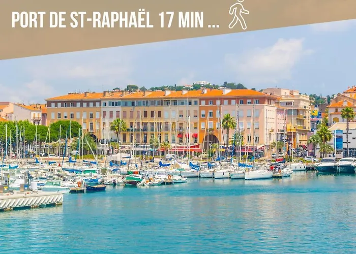 别墅 4 Etoiles, 300m2, 700 M Plage, 5 Min Du Centre Saint-Raphaël